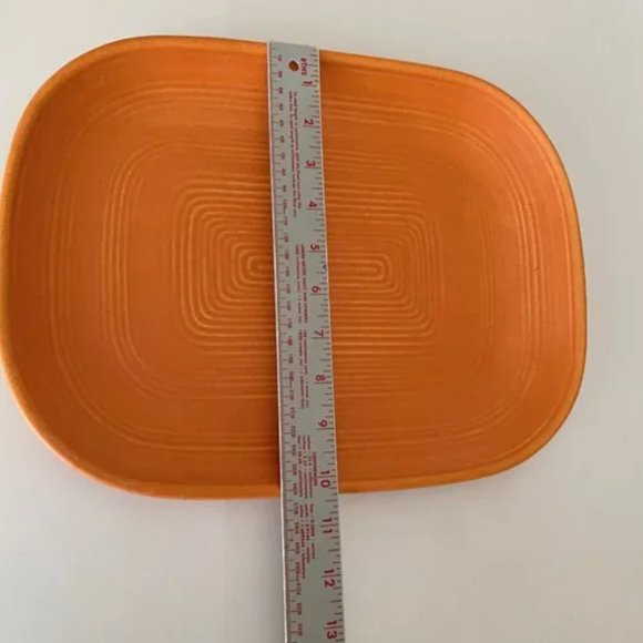 Vintage ROYAL STONE Stoneware Concentric Rings Design Platter Server MCM - Picture 8 of 10